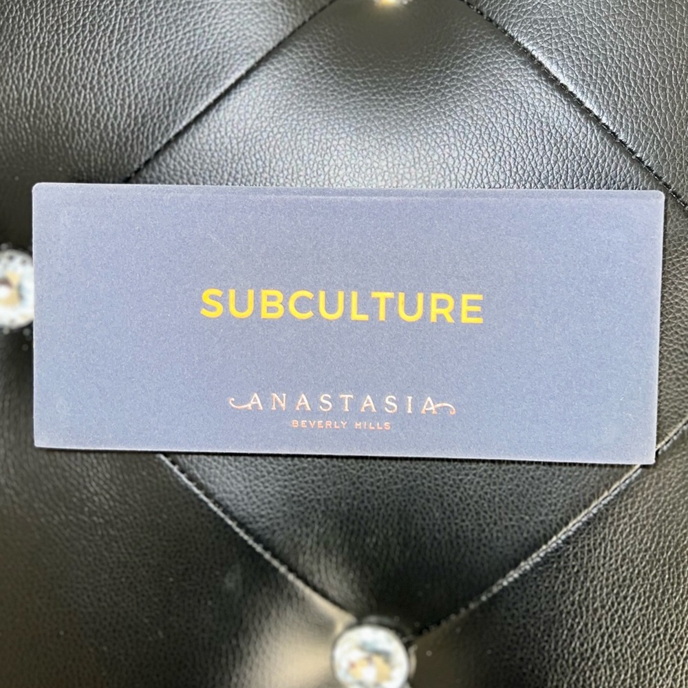 Anastasia Beverly Hills Subculture Palette ✨